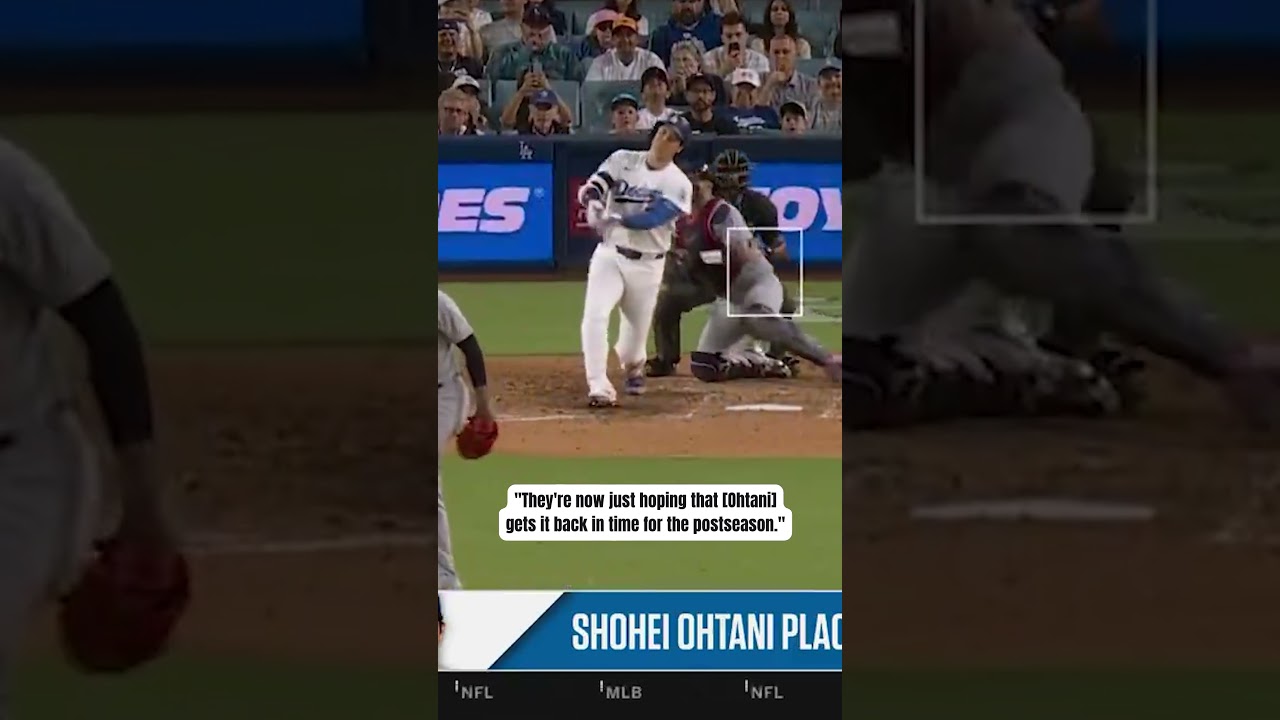 Dodgers officially place Shohei Ohtani on the IL 🚨