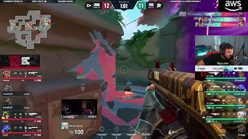 "wtf is going on" Tarik reacting to PRX Something W Key Gaming vs Loud