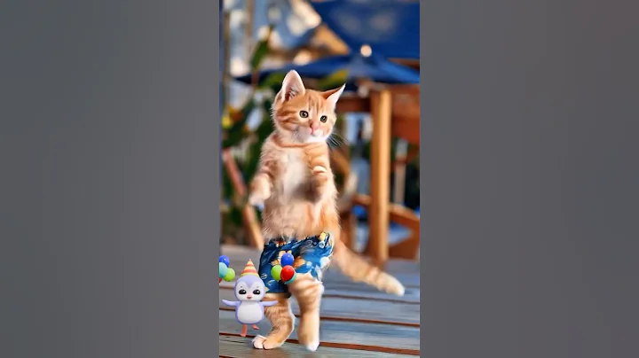 Video 11104131: cat cute kitten dance, cat kitten cute beautiful, beautiful cat dance funny