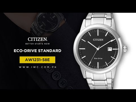 Unboxing Citizen Eco-drive Standard - AW1231-58E - YouTube