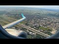 Air Dolomiti Embraer ERJ195 Sunny Morning Takeoff from Warsaw Airport (WAW)