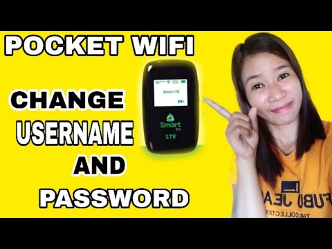 SMART BRO LTE POCKET WIFI HOW TO CHANGE USERNAME AND PASSWORD #pocketwifi  #changepassword