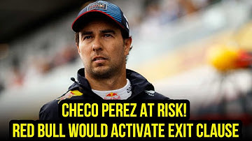 Sergio Perez would be fired from Red Bull because of a clause in his contract