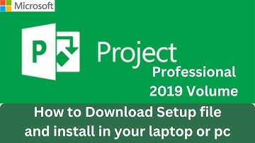 how to install microsoft project professional 2019 || microsoft project professional 2019 setup
