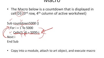 AdvFinMod Topic 6   Section 3 An Introduction to Macros