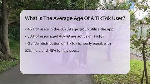 What Is The Average Age Of A TikTok User? - Everyday-Networking