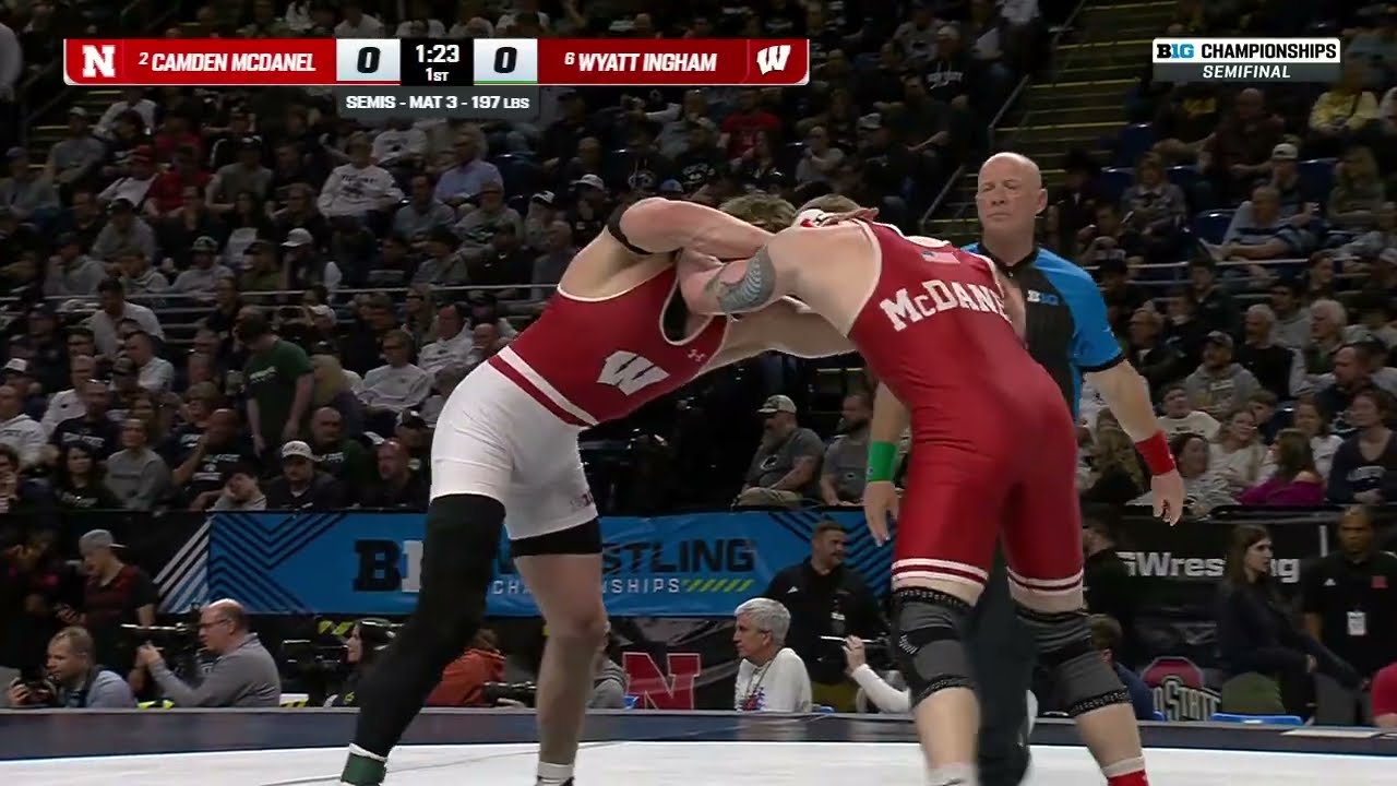 197 LBs Semifinals: Camden McDaniel vs Wyatt Ingham | 2026 Big Ten