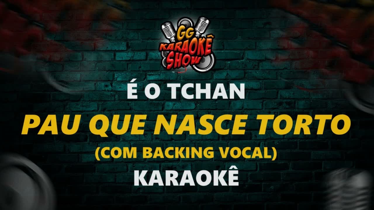 É o Tchan (Com Backing Vocal ) - Karaokê/ Pau Que Nasce Torto