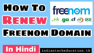 how to renew freenom domain after 12 months for free | freenom domian ko renew kaise kare | In Hindi