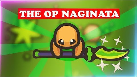 I used The overpowered naginata in taming.io