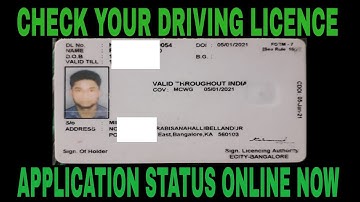 How To Check Driving Licence Trucking Status | Driving Licence Application Status Kaise Check Karen.