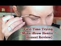 First Time Trying “Mina iBrow Henna Regular Tinting Pack ” (Honest Review)