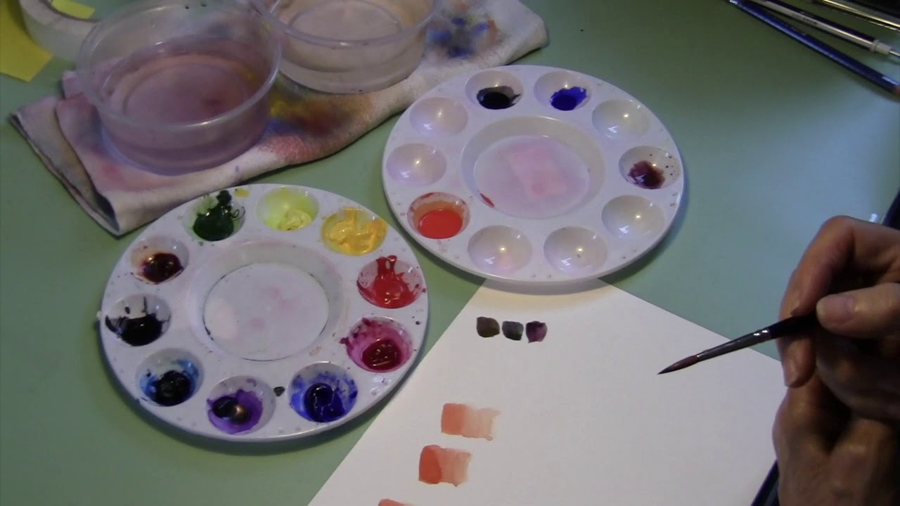 WC 1 Day 4 Mixing Shadow Colors - YouTube