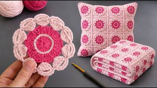 🌸 Everyone Is Making This Perfect Crochet Flower Motif! | Easy & Elegant Home Decor