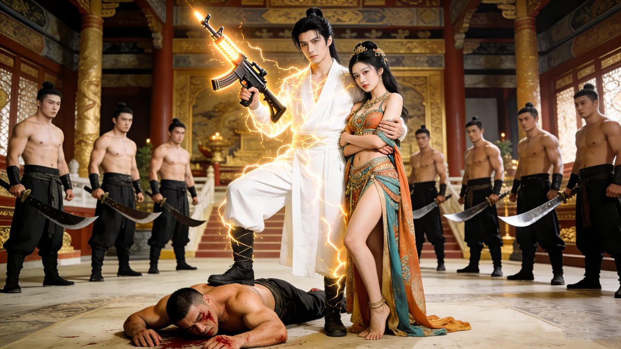 Chiến binh xuyên không về cổ đại, chế vũ khí, mỹ nhân dâng hiến trinh tiết ngay lần đầu gặp.