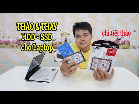 Video Hướng dẫn thay ổ cứng SSD HDD laptop | tháo và lắp ổ... - youtube