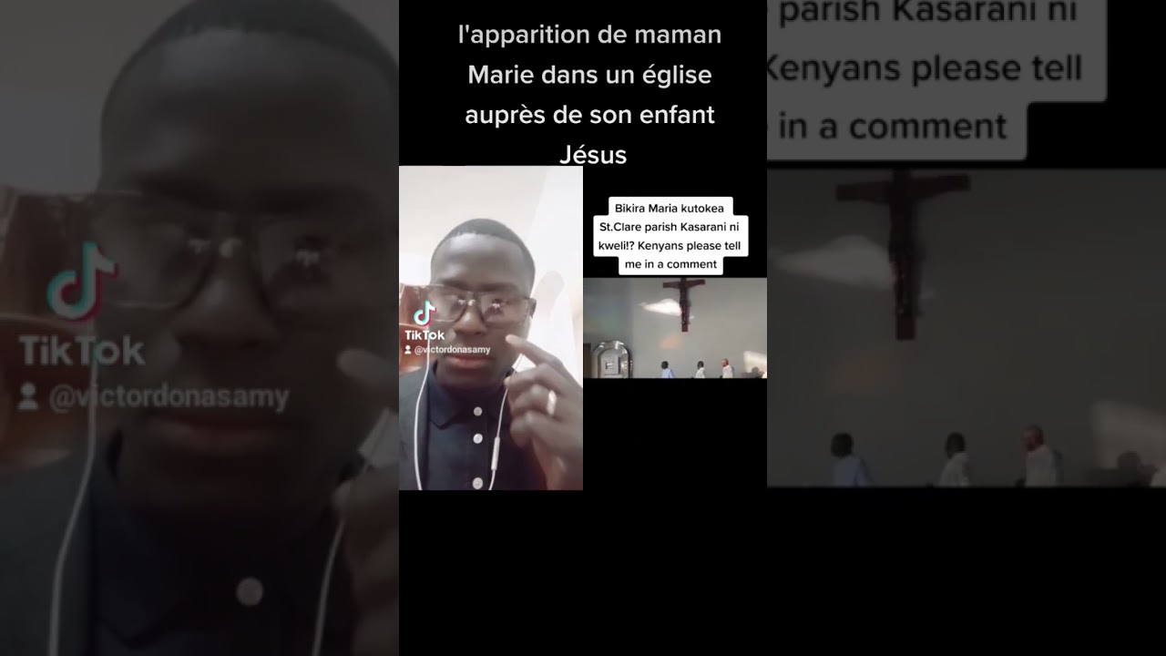 l'apparition de maman Marie dans une église auprès de son fils Jésus le Christ