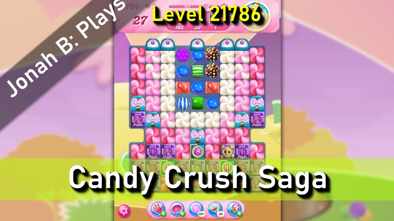 Candy Crush Saga Level 21786 - YouTube