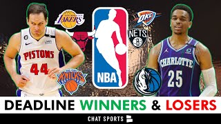 2024 NBA Trade Deadline Winners \& Losers + Trade Tracker Ft. Bojan Bogdanovic \& PJ Washington