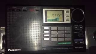 Panasonic RF-B65 vs Sony ICF-2001D; Radio Tarma 4775 kHz, Peru