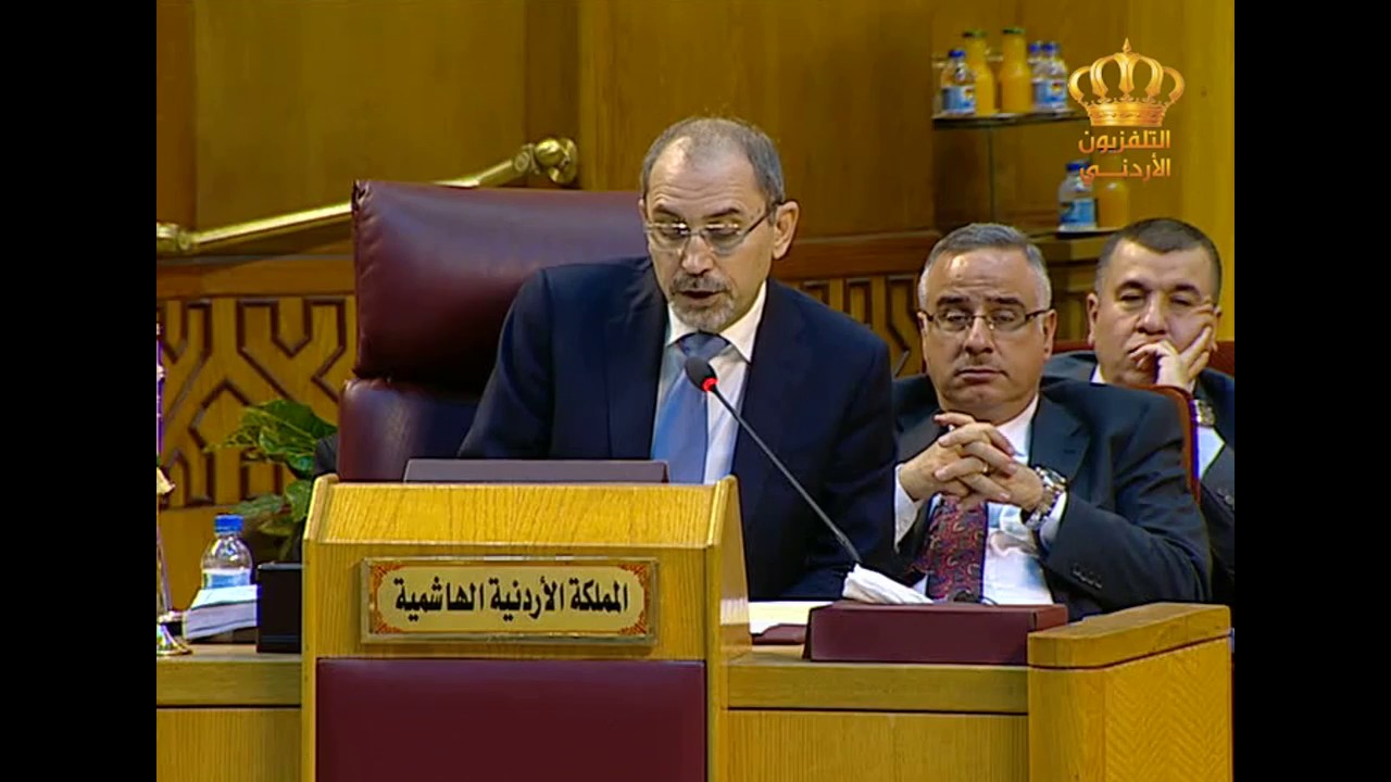كلمة معالي وزير الخارجية  ايمن الصفدي في مجلس جامعة الدول العربية في القاهرة