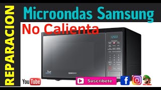 Reparación Microondas Samsung No calienta y Suena Duro ERROR C-do VIDEO 2