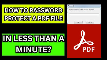 How to password protect a pdf file? | A Quick Tutorial