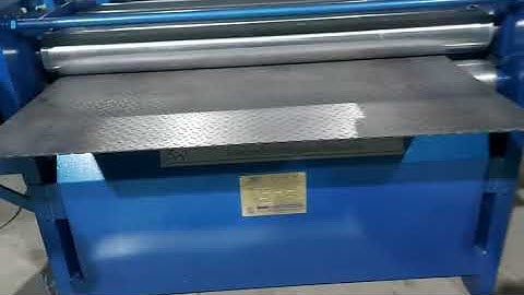SHEET METAL CHECKER PLATE EMBOSSING MACHINE