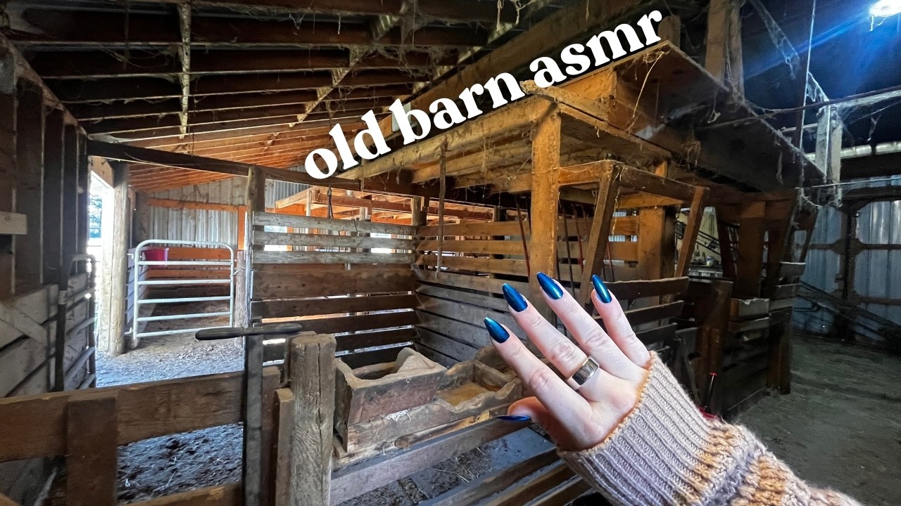 old barn asmr 🌾 acreage lofi asmr walkaround
