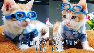 DIY KEMEJA KUCING TIE DYE | DIY TIE DYE CAT SHIRT