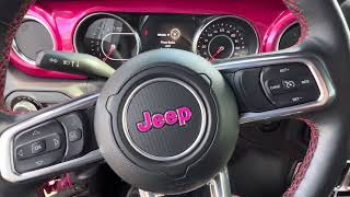 2021 Jeep Wrangler Rubicon Tuscadero pink!