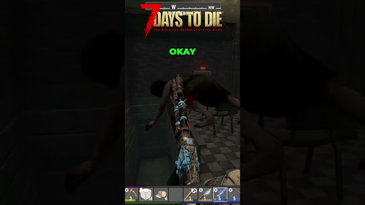 Stun Baton vs Wandering Horde 7 Days to Die 1.0 Day 15 