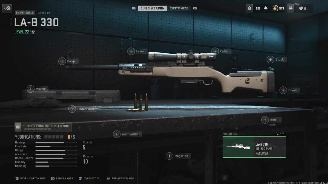 Call of Duty - MW2 - All Sniper Rifle Attachments ~ LA-B 330 - YouTube