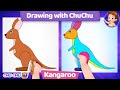 How to Draw a Kangaroo Step by Step? - Drawing with ChuChu - ChuChu TV Drawing Lessons for Kids