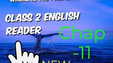 Where is the pink whale Chap 11  Class 2 English Reader Book