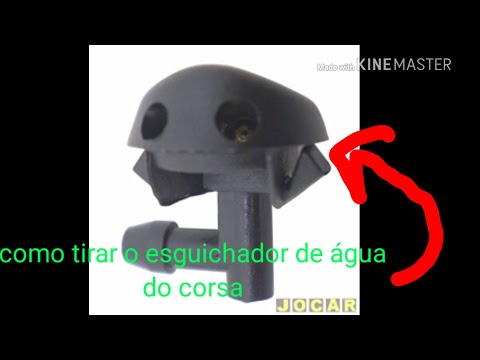 (dica) de como remover o esguichador de água do capô do Corsa,,