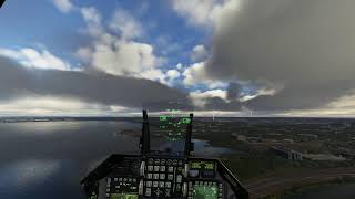 Closer look at Hurricane Ian in Microsoft flight sim