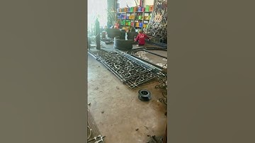 Xưởng sản xuất cửa cổng rào sắt nghệ thuật #congraodepvlog #shortvideo