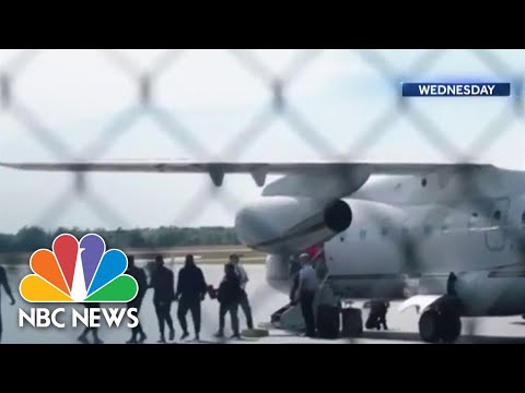 Migrants sent to martha’s vineyard by desantis now going to massachusetts military base