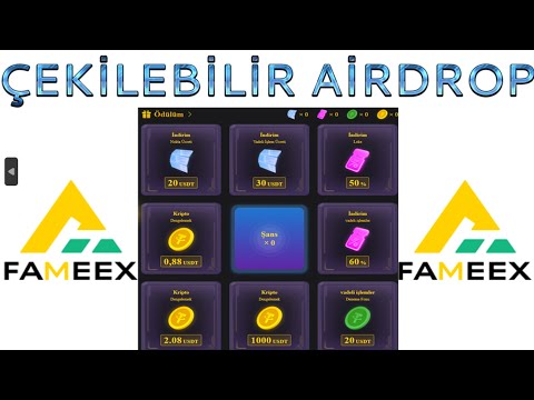 BORSA AİRDROP / BORSA AİRDROPLARI 2022 / YENİ BORSA AİRDROP / FAMEEX 100 DOLAR KAZAN ÇEKİLEBİLİR