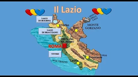 Quali sono le caratteristiche della Regione Lazio?