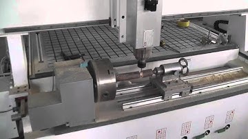 1325 4 axis (3+1 rotary) working on Buddha figure, china 4 axis cnc router