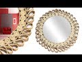 Jute Wall Hanging Mirror Decoration | DIY Small Entryways Mirror | Jute Rope Craft