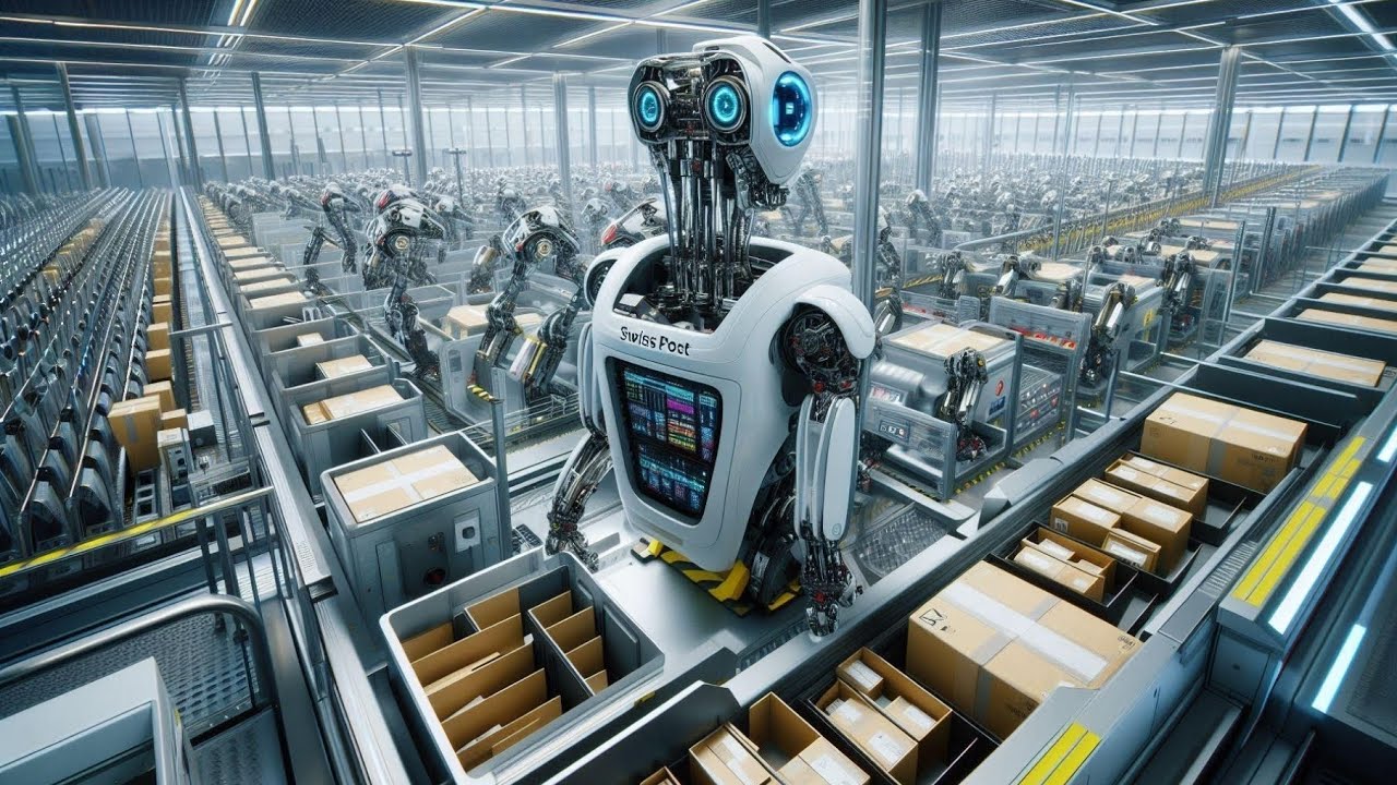 The Future of Mail: Inside Swiss Post's Robotic Sorting Center - YouTube