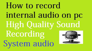 How To Record Internal Audio On PC / Laptop / Any Windows with Audacity
