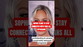 SOPHIE PLANS TO STAY CONNECTED WITH FANS ALL OFFSEASON. SOPHIE PLANS TO STAY CONNECTED WITH FANS ALL OFFSEASON.