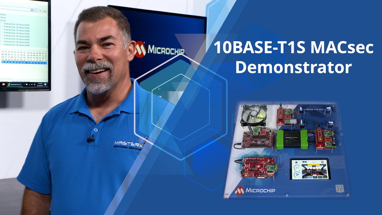 10BASE-T1S MACsec Demonstrator - YouTube