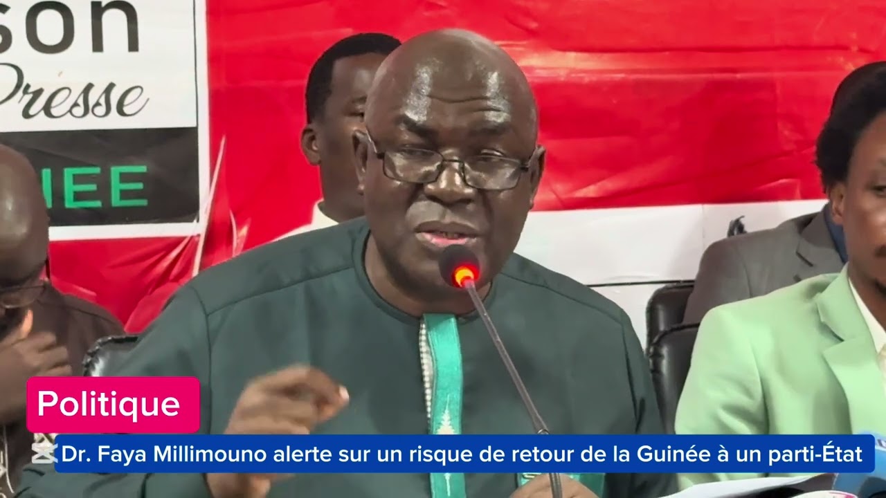 Les inquiétudes de Dr Faya Millimouno sont 