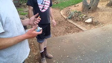 Silly string fire fail