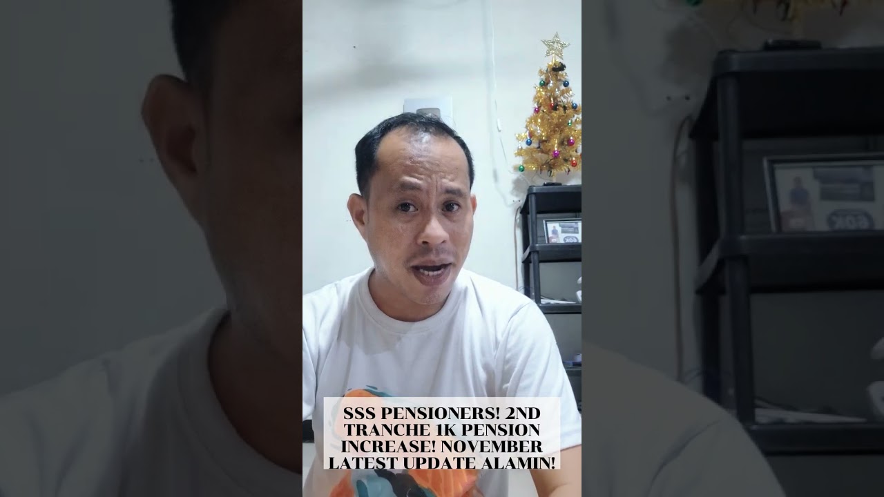 ✅️SSS 2ND TRANCHE 1K PENSION INCREASE! NOVEMBER 2025 LATEST UPDATE! ALAMIN! 